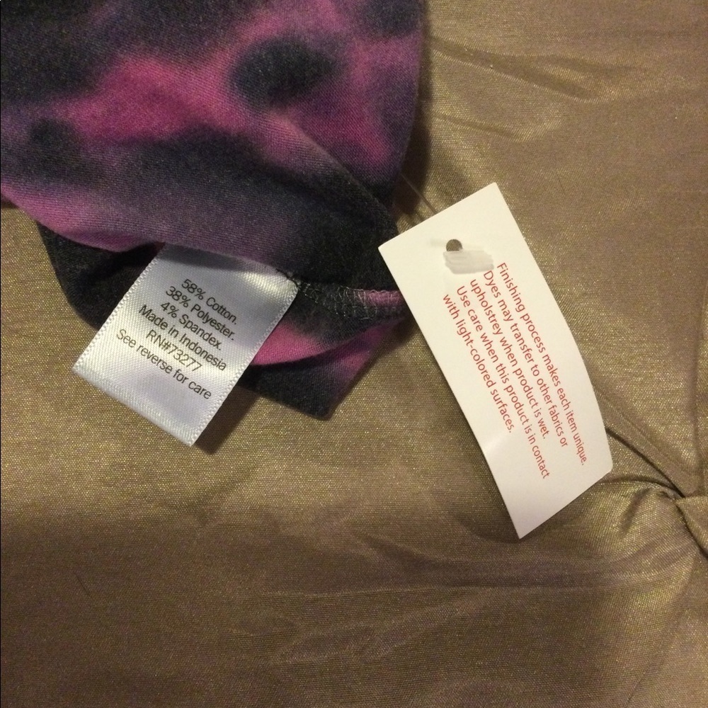 SO XL racerback crop tank top multi  tye die - Picture 9 of 12